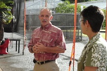 Tom Apple and Maria Gallo at Magoon